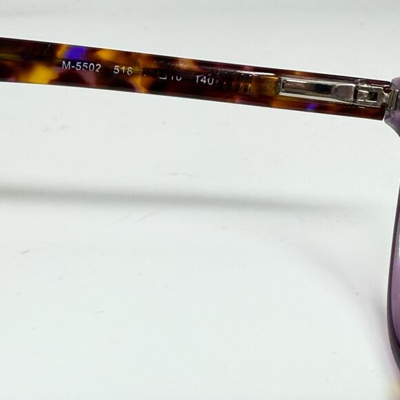Marchon NYC Eyeglasses Frames M-5502 518 Tortoise Full Rim 54-16-140 H18680 - Picture 5 of 7